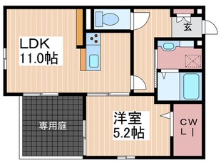 レスポワール・ド・牛田本町の物件間取画像